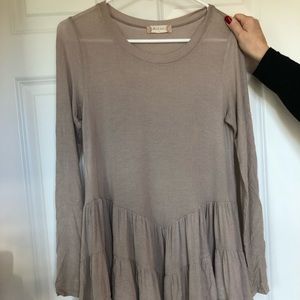 Gray altered state tunic tee💥